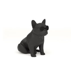 Mini Enceinte Connectée - Design BullDog - Aerobull XS1 - 120W - Noir - AeroSystem