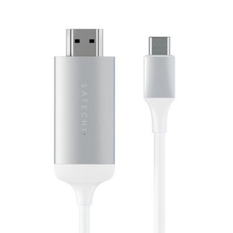 Cable USB Type-C vers HDMI 4K @60Hz - Satechi - Argent