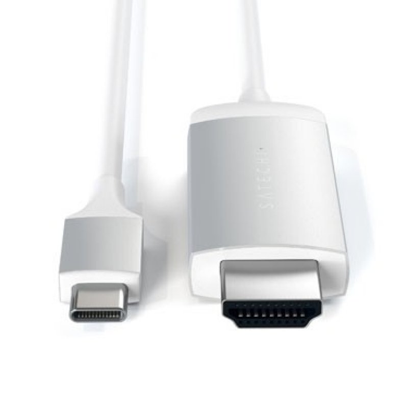 Cable USB Type-C vers HDMI 4K @60Hz - Satechi - Argent
