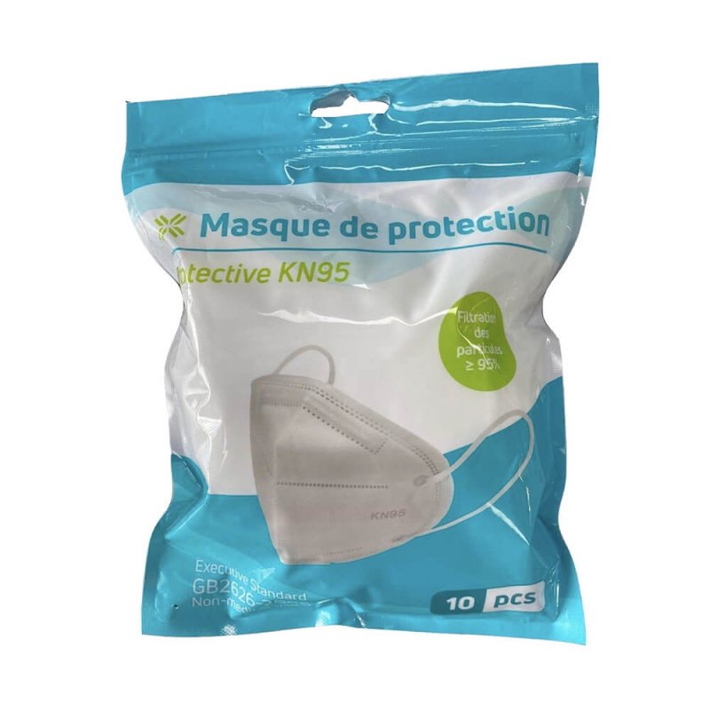 Lot de 60 sachets de 10 Masques KN95 type FFP2 - pour les professionnels
