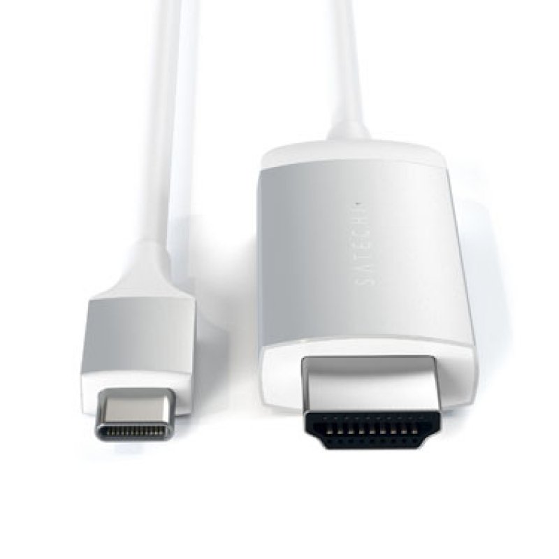 Cable USB Type-C vers HDMI 4K @60Hz - Satechi - Argent