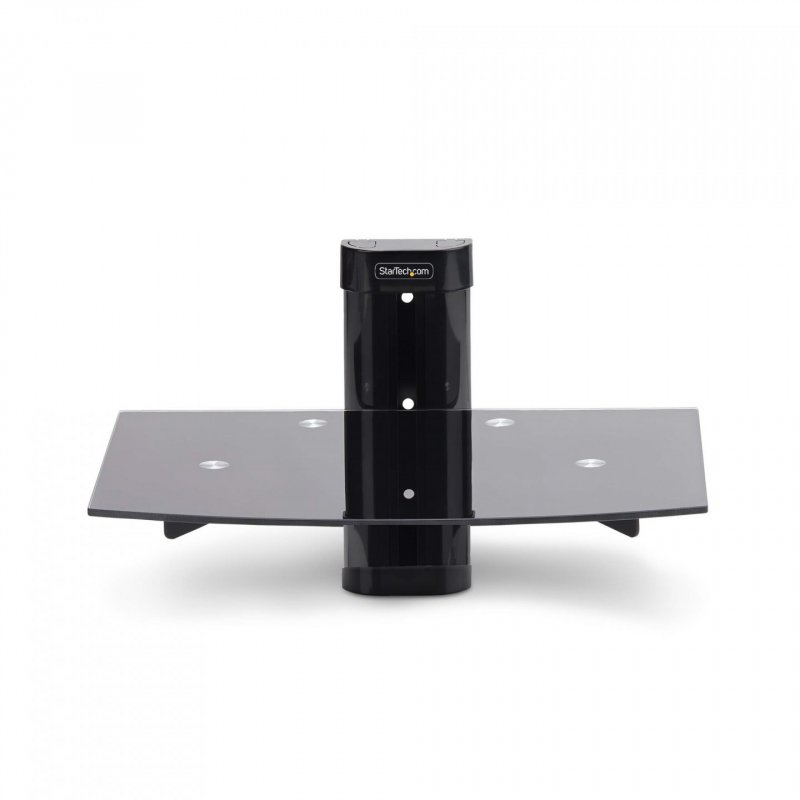 StarTech.com Étagère AV Murale Flottante, Support à Hauteur Ajustable pour Sous Télévision, Support Mural pour TV,