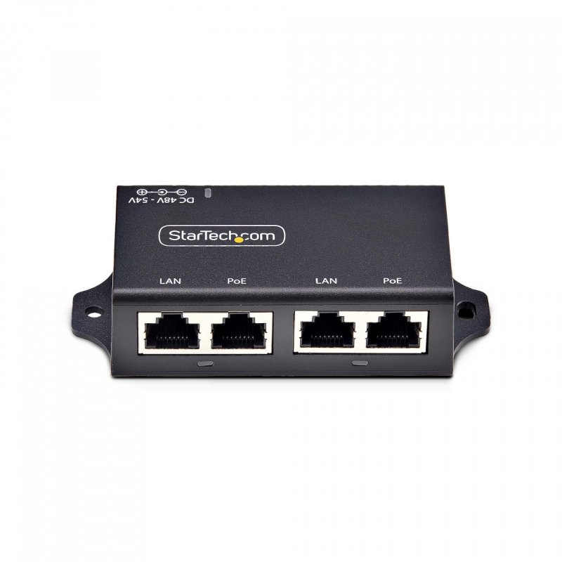 Switch Acc StarTech 2-Port Gigabit PoE Injector