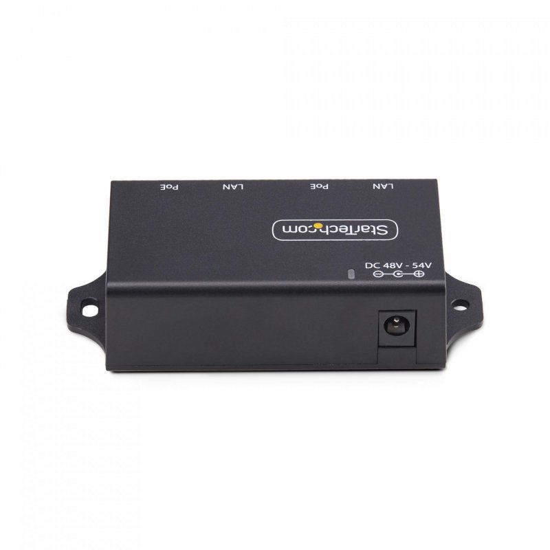 StarTech.com 2-Port Gigabit Midspan PoE Injector, 10/100/1000Mbps, PoE (802.3af/at), 30W, 1Gbps Ethernet, Wall