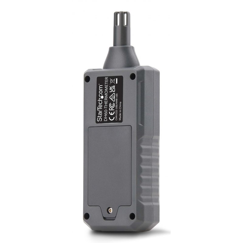 StarTech.com Thermomètre/Humidimètre Numérique de Poche, Hygromètre avec Grand Écran LCD, Thermomètre Portable