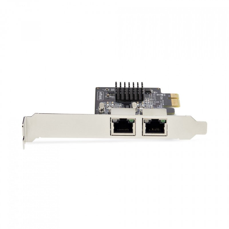 StarTech.com 2-Port Gigabit PCIe Network Adapter Card, 10/100/1000Mbps PCI Express NIC, Dual Realtek RTL8111H, Works