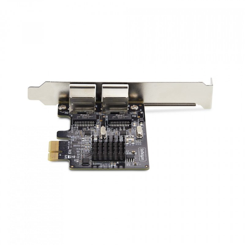 StarTech.com Carte Réseau PCIe Gigabit à 2 Ports, Carte NIC PCI Express 10/100/1000Mbps, Double Realtek RTL8111H,