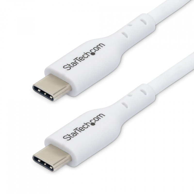 StarTech.com Câble de Charge USB-C de 1m, Charge et Synchronisation, 60W (3A) PD, Chargeur d'Ordinateur Portable USB