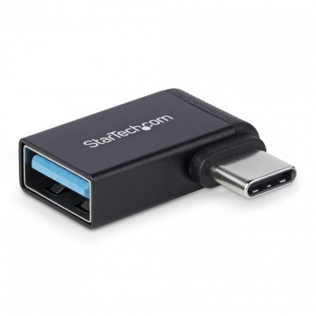 StarTech.com Adaptateur USB-C vers USB-A, Coudé à Droite, USB 5Gbps, 3A, Convertisseur USB-C Mâle vers USB-A