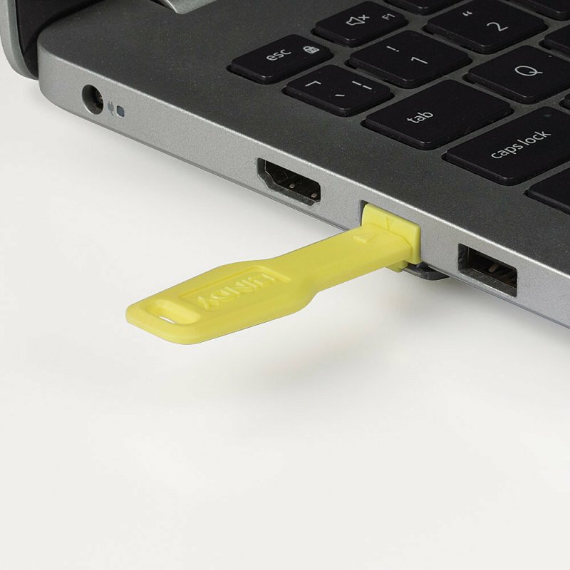 LINDY RJ45 Port Locks YELLOW 20pcs.