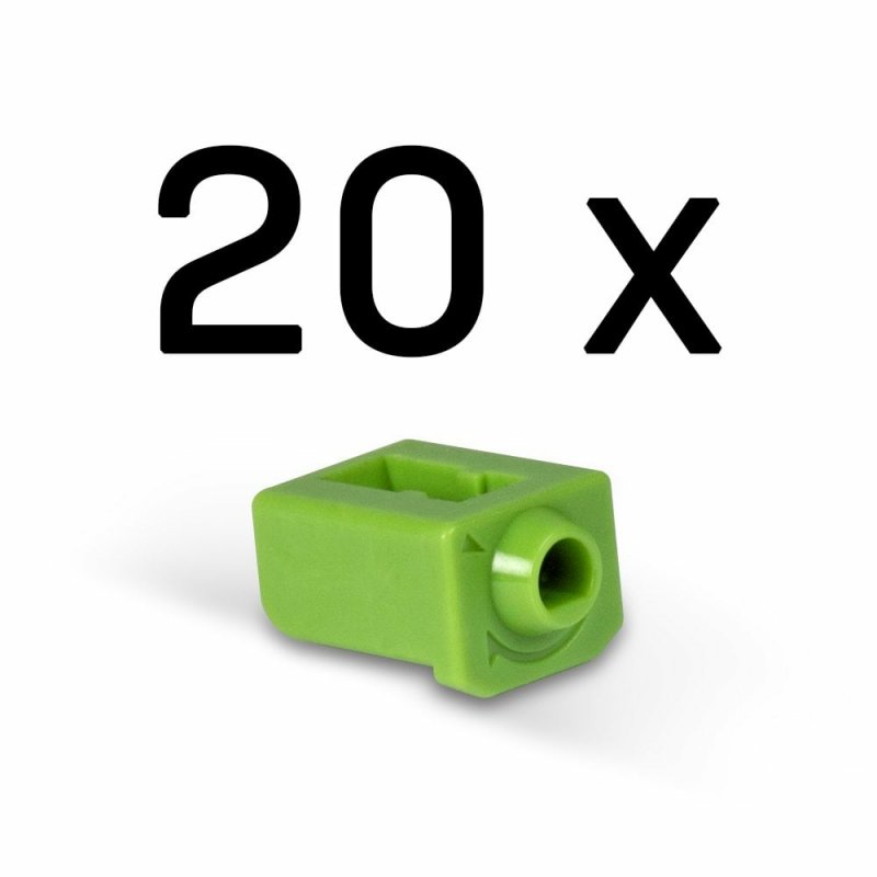 LINDY SFP Port Locks GREEN 20pcs.