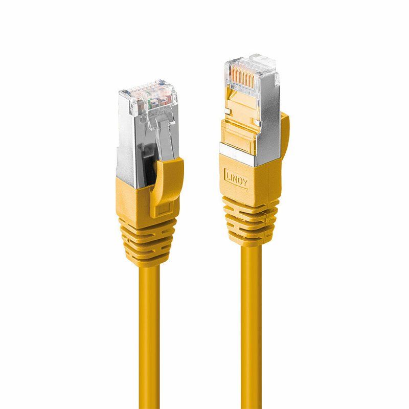 LINDY 1.5m Cat.6A S/FTP LSZH Cable Yel
