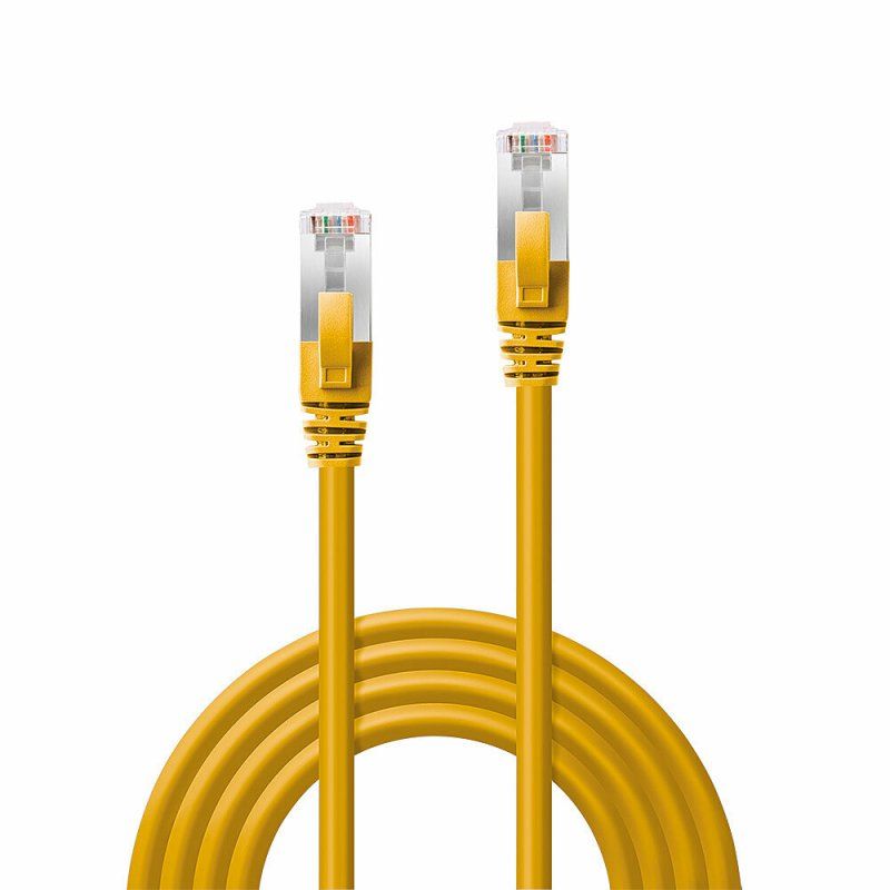 LINDY 1.5m Cat.6A S/FTP LSZH Cable Yel