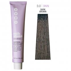 Vopsea permanenta Milk Shake Creative 3.03NN, Castaniu Inchis Intens Natural, 100ml