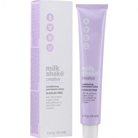 Vopsea permanenta Milk Shake Creative 7.347GC, Blond Mediu Aramiu Auriu, 100ml