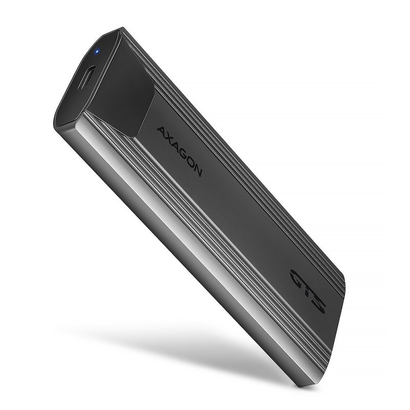 Boitier externe USB 3.2 Axagon EEM2-GTS2 - S-ATA/NVMe M.2 Type 2280 (Argent)