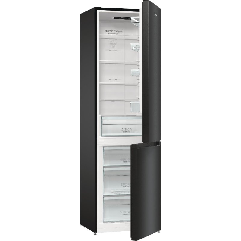 Gorenje NRK6202EBXL4 fridge-freezer Freestanding 331 L E Black