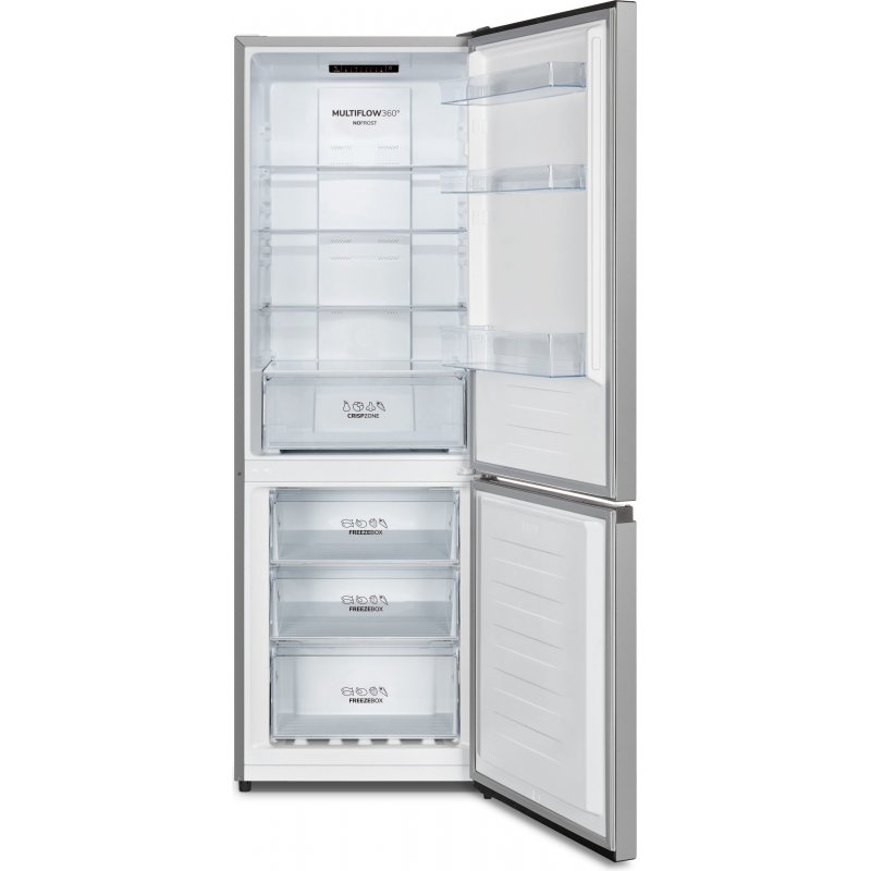 Gorenje NRK6182PS4 fridge-freezer Freestanding 292 L E Grey
