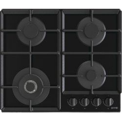 Gorenje GTW641EB plaque Noir Intégré 60 cm Gaz 4 zone(s)