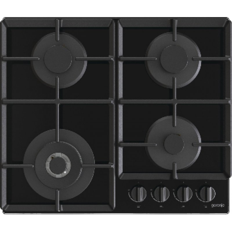 Gorenje GTW641EB hob Black Built-in 60 cm Gas 4 zone(s)