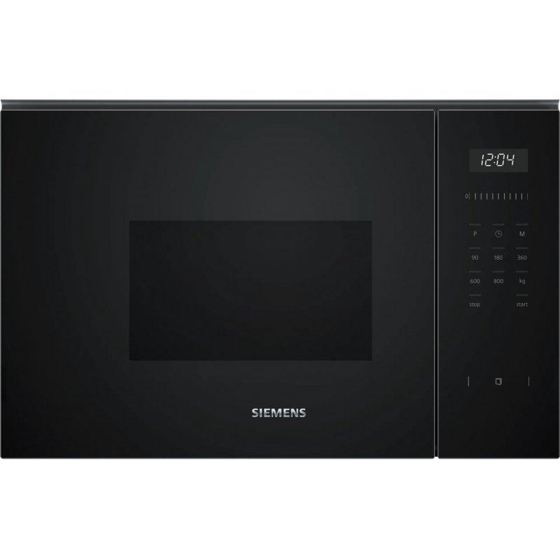 Siemens iQ500 BF525LMB1 micro-onde Noir Micro-onde simple Intégré 20 L 800 W