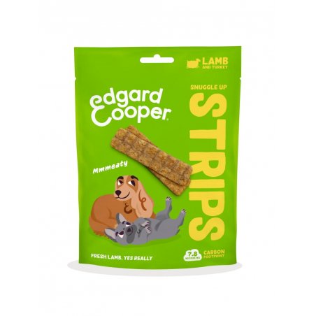 Edgard Cooper - Snuggle Up Dog Strips - Lamb - 75g