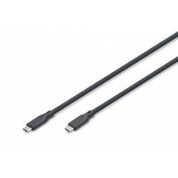 Digitus Câble USB en silicone, USB 40Gbps, 1m, noir