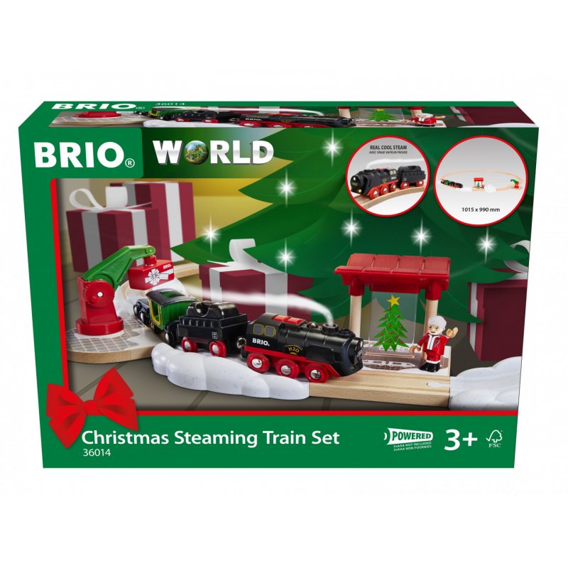 Brio - Christmas Steaming Train Set Spec.set (36014)