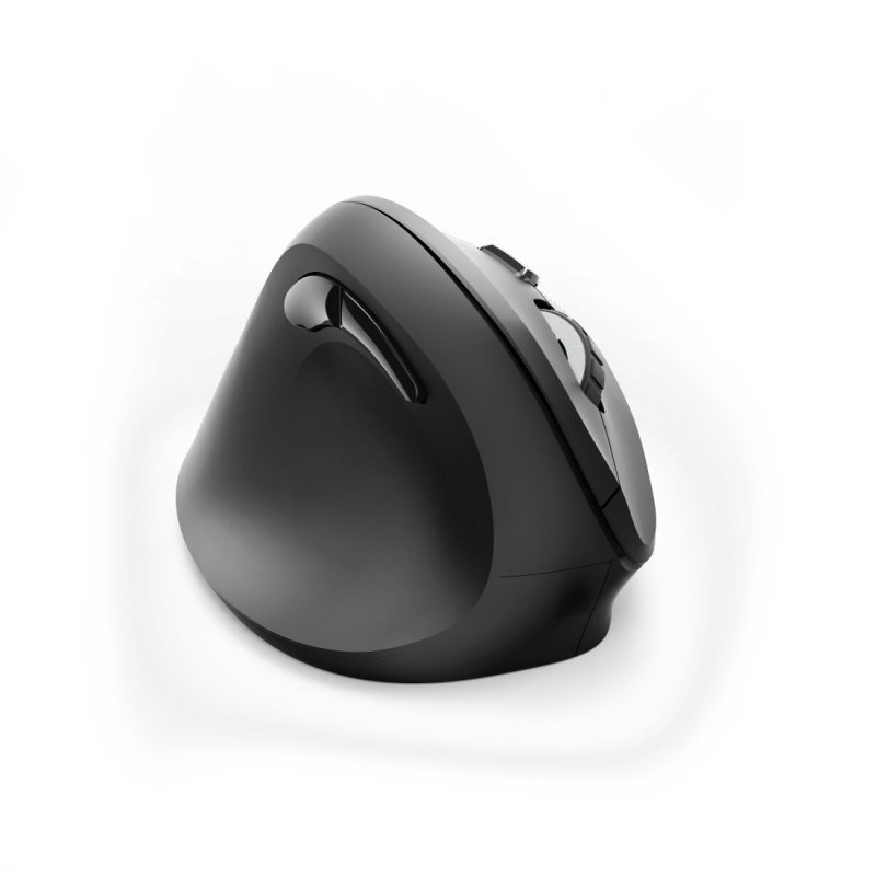 Hama Vertical Ergonomic EMW-500L Wireless Optical Mouse, 6 Buttons, 1000-1800 DPI, Black *Left Handed version*