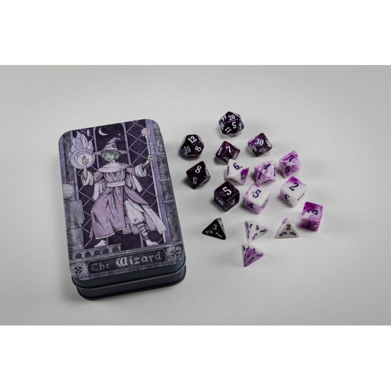 Pack dés Character Class Classic RPG Wizard (14)