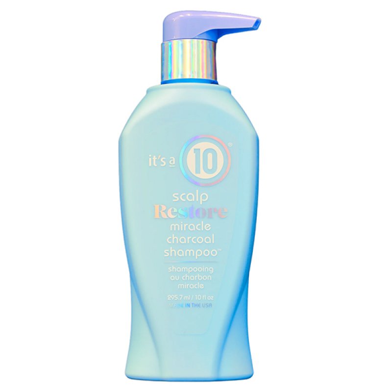 It`s a 10, Scalp Restore Miracle, Charcoal, Hair Shampoo, Remove Excess Oil And Product Residual Build-up, 295.7 ml