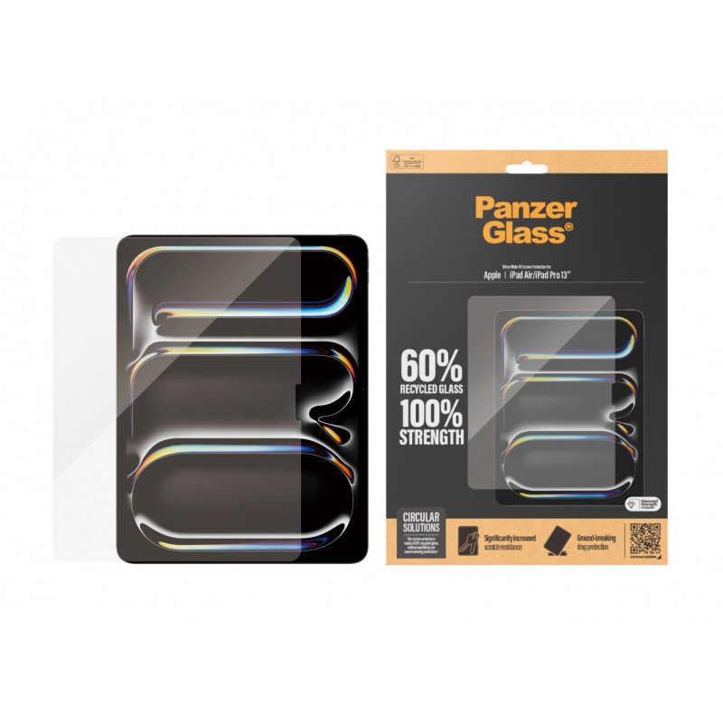 PanzerGlass - Screen Protection iPad Air 13 - iPad Pro 13 - Ultra Wide Fit