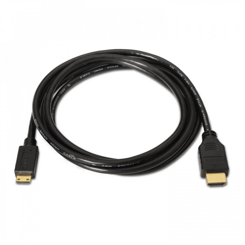 AISENS A119-0114 HDMI cable 1.8 m HDMI Type A (Standard) HDMI Type C (Mini) Black