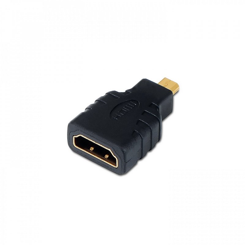 AISENS A121-0125 changeur de genre de câble HDMI Micro HDMI Noir