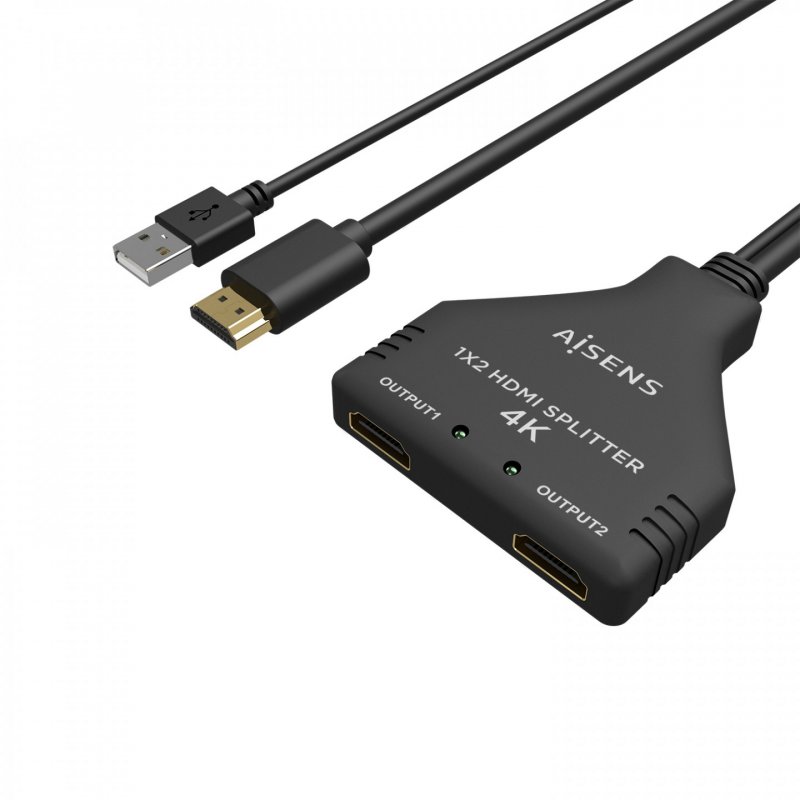 AISENS A123-0654 video splitter HDMI 2x HDMI