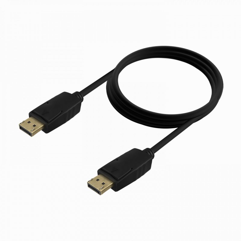 AISENS Cable DISPLAYPORT V1.2 CCS 4K@60Hz, DP/M-DP/M, Black, 1.5m