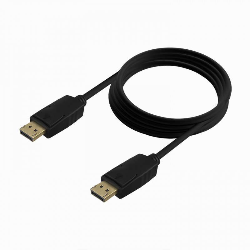 CABLE AISENS DISPLAYPORT V1.2 CCS 4K@60HZ M/M NEGRO 2.0M