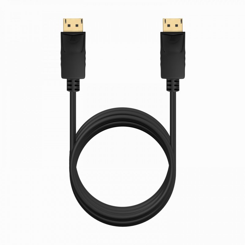 AISENS Cable DISPLAYPORT V1.2 CCS 4K@60Hz, DP/M-DP/M, Black, 2.0m