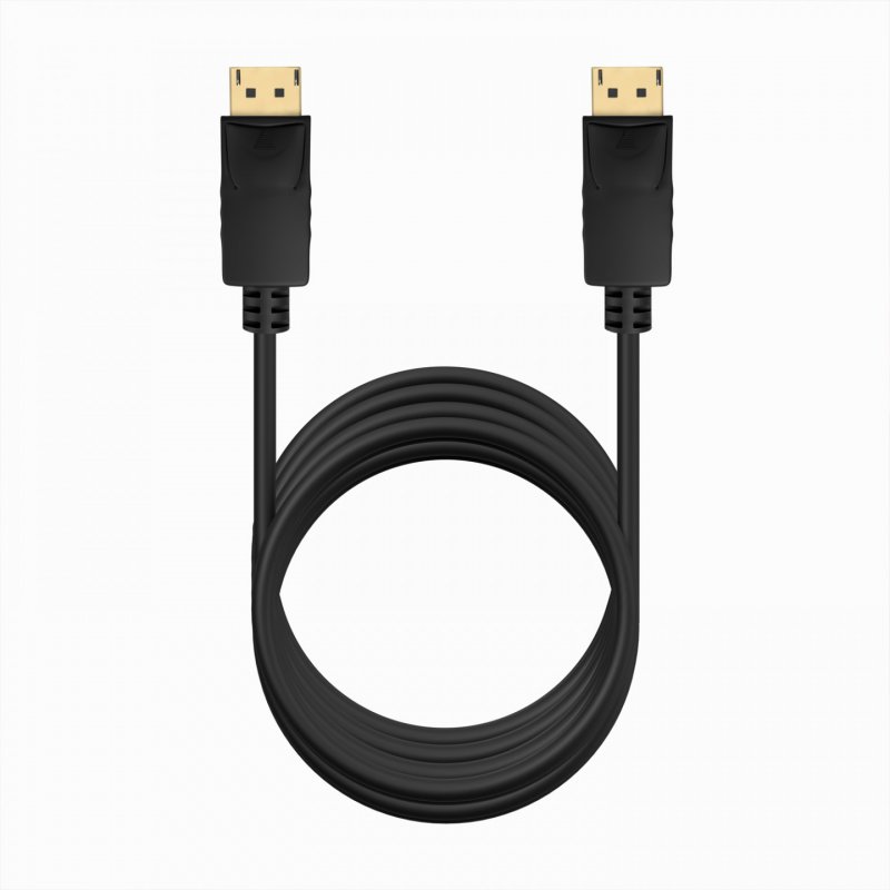 AISENS Cable DISPLAYPORT V1.2 CCS 4K@60Hz, DP/M-DP/M, Black, 3.0m