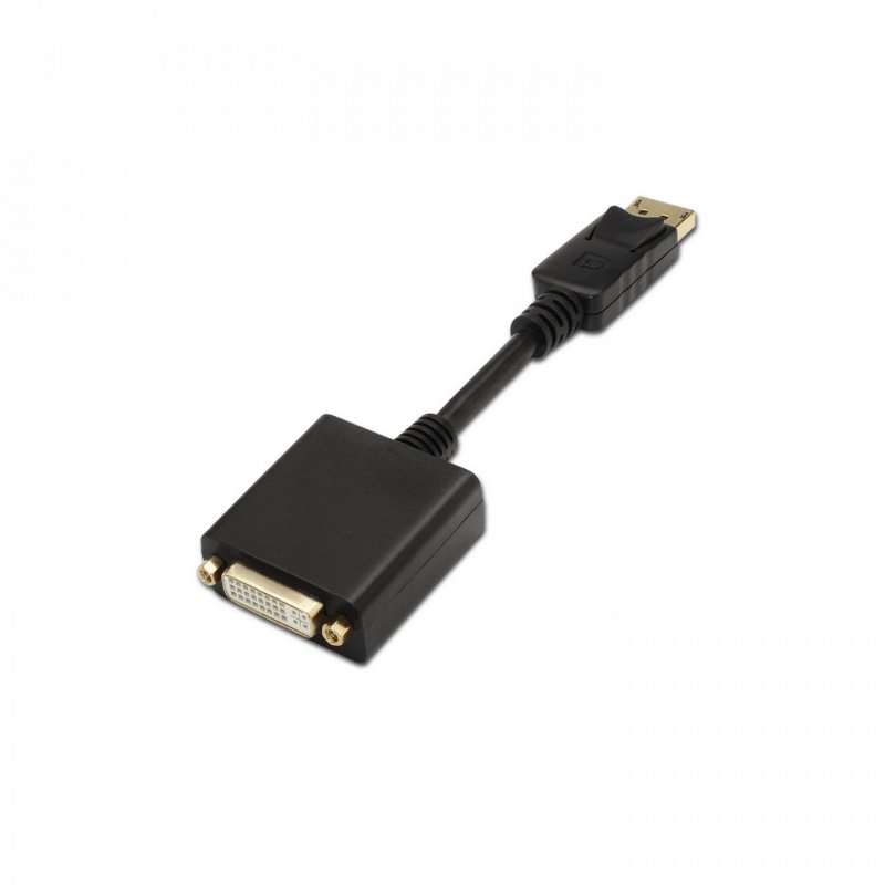 AISENS A125-0133 câble vidéo et adaptateur 0,15 m DisplayPort DVI Noir