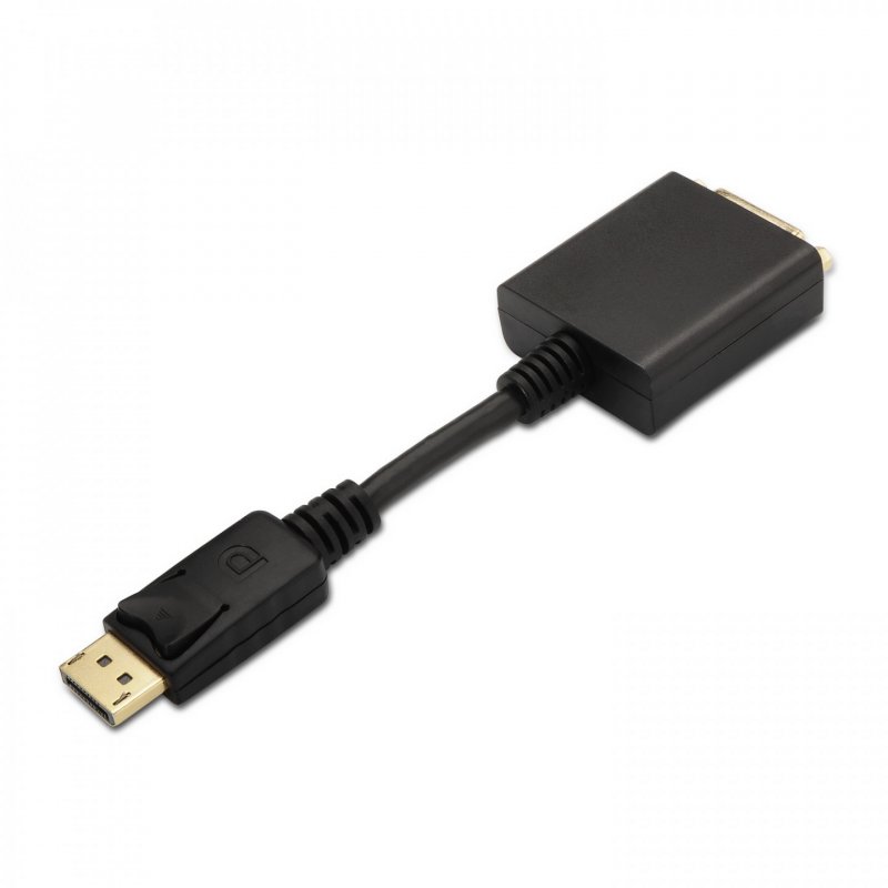 CONVERSOR AISENS DISPLAYPORT A DVI SINGLE LINK DP/M-DVI/H 15CM