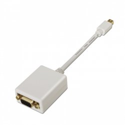 AISENS A125-0136 câble vidéo et adaptateur 0,15 m Mini DisplayPort VGA Blanc