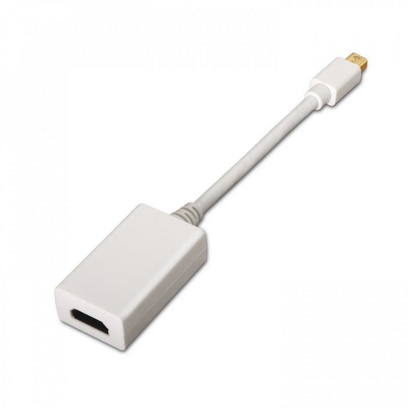AISENS A125-0138 câble vidéo et adaptateur 0,15 m Mini DisplayPort HDMI Blanc