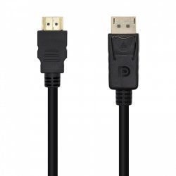 AISENS A125-0460 câble vidéo et adaptateur 3 m DisplayPort HDMI Noir