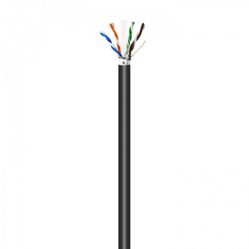 BOBINA CABLE RED AISENS EXTERIOR IMPERMEABLE RJ45 CAT.6 FTP 305M RIGIDO