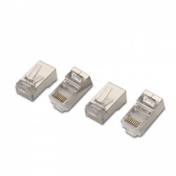 AISENS A138-0293 wire connector RJ-45 Stainless steel, Transparent