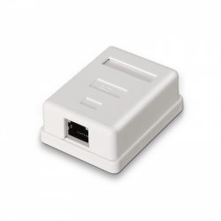 AISENS A139-0303 boîte de jonction réseau Cat6 Blanc