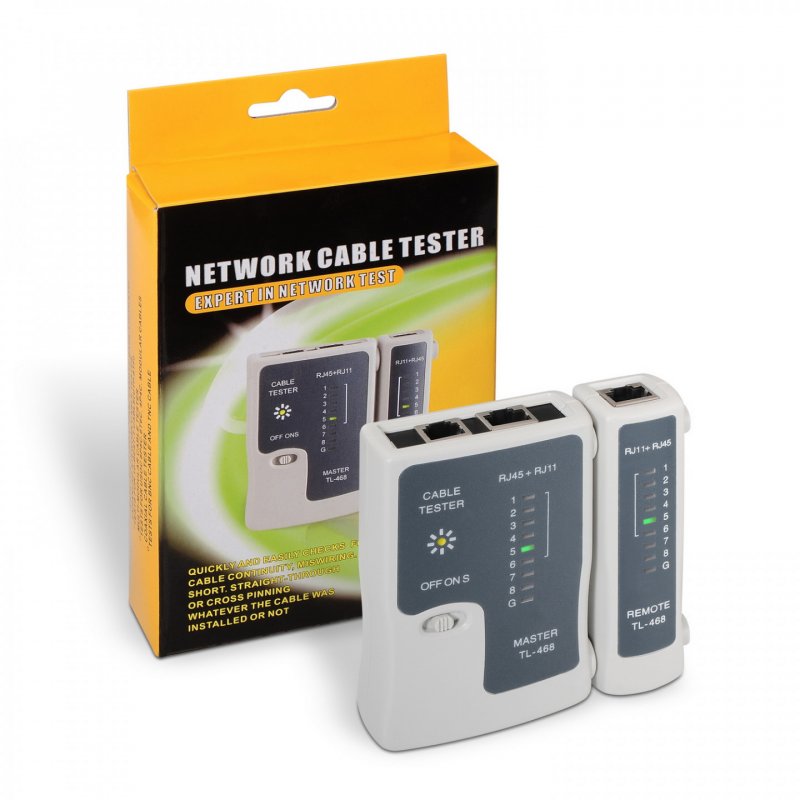 AISENS A142-0312 network cable tester UTP/STP cable tester Grey