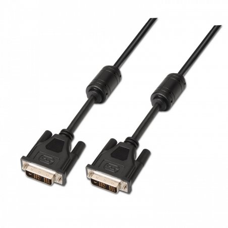 AISENS A117-0086 câble DVI 1,8 m DVI-D Noir