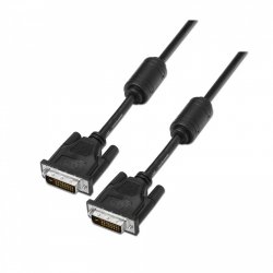 CABLE AISENS DVI DUAL LINK 24 1 CON FERRITA M/M NEGRO 1.8M
